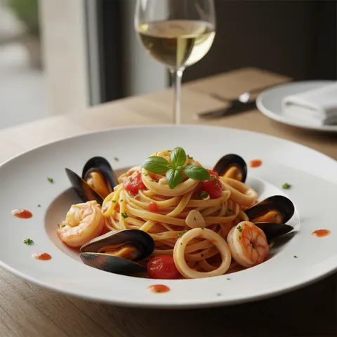 Skaldjurspasta