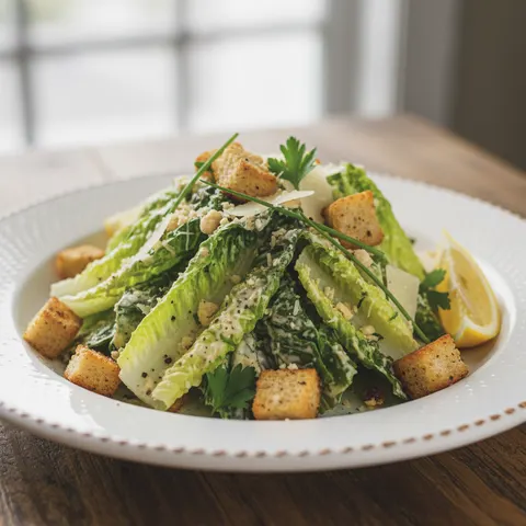 Vegansk Caesarsallad