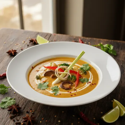 Currysoppa med Kokosmjölk